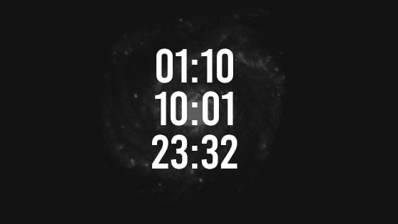 Mensaje de las horas