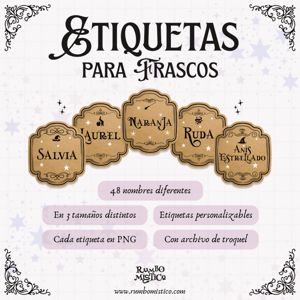 Etiquetas para Frascos
