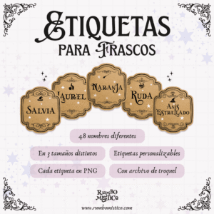 Etiquetas para Frascos