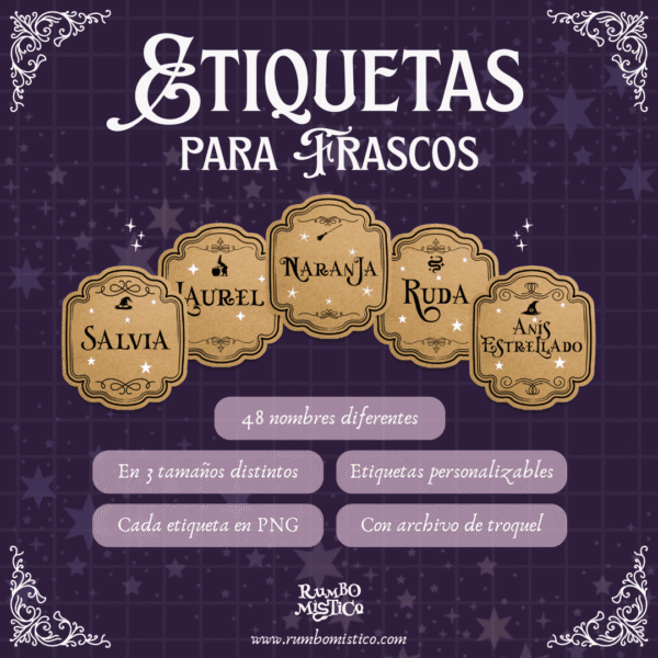Etiquetas para Frascos