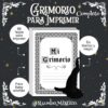 Grimorio para Imprimir